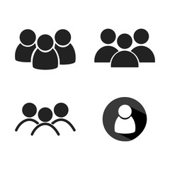 Set of People on white background. vector illustration 