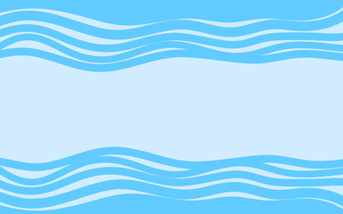 Abstract Sea waves background. vector illustration