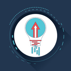 Fototapeta premium Start up. Income and success. Business info graphics.