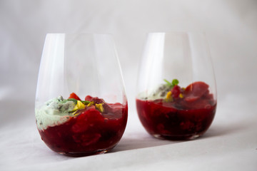 Red Fruit Medley which is German compote