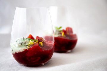 Red Fruit Medley which is German compote