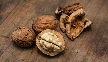 Puñado de nueces de castilla