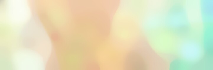 blurred bokeh horizontal background with wheat, skin and honeydew colors and space for text