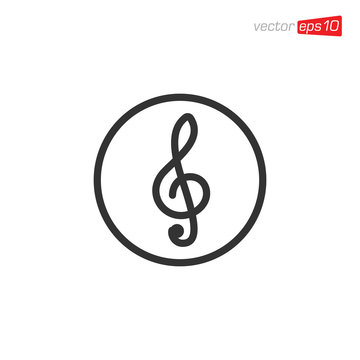 Music Notes Icon Design Vector