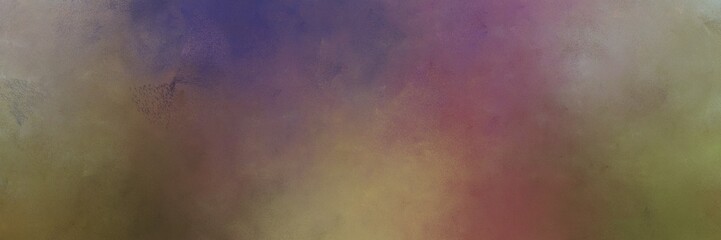 pastel brown, gray gray and dark olive green colored vintage abstract painted background with space for text or image. can be used as header or banner