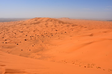 Fototapeta na wymiar Merzouga Erg Chebbi dunes, Morocco