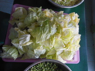 fresh salad in a bowl