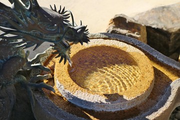 手水　つくばい　水鉢