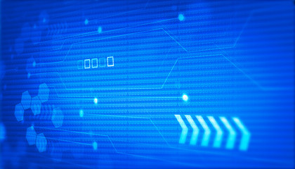 Abstract technology background. Digital illustration