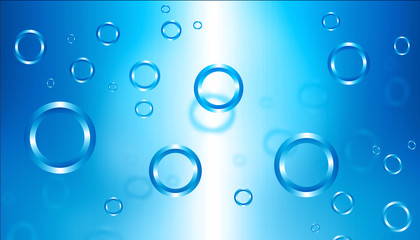 Abstract 3d circle background. 3d illustration.