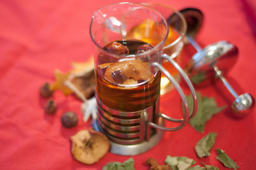 teapot of herbal tea