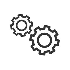 gear, icon, vector illustration eps10