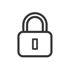 Padlock icon. Security concept. Vector illustration