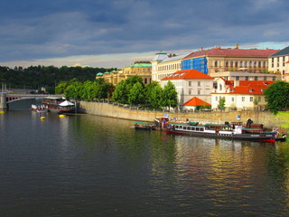 Prague Vltava River