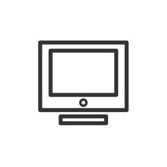 TV vector icon, vector best flat icon, EPS