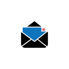 Envelope Email Icon Logo Template Illustration Design