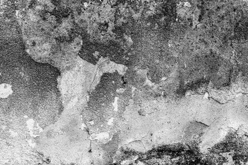 Texture of a concrete wall with cracks and scratches which can be used as a background
