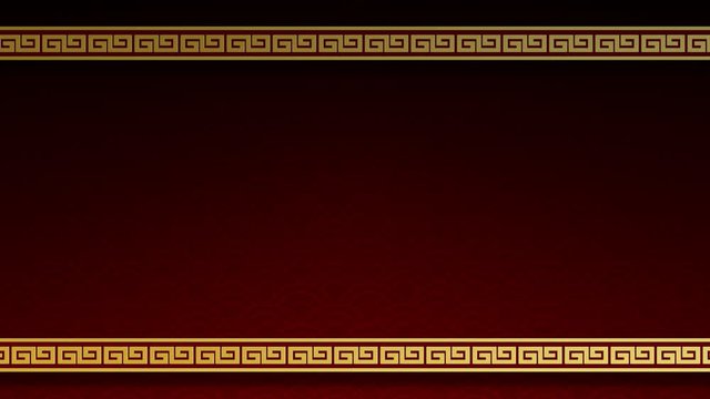 Happy Chinese New Year of the abstract pattern design for traditional festival Greetings Card background.Motion Graphic simple wallpaper.Design frame border postcard minimal decoration.Video Footage
