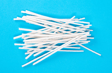 Small white pipe cleaners