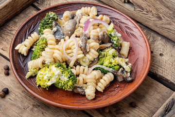 Pasta with vegetables