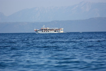 Touristen Boot Kroatien