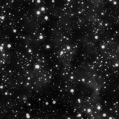 Open stars cluster seamless background texture or can be used as snowflake overlay for your photographs