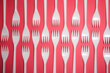 Disposable plastic cutlery