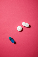 Pills close up