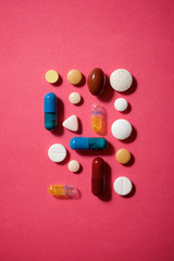 Pills close up