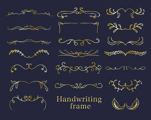 手書きライン装飾セット