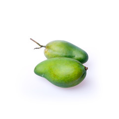 mango or green mango on a background new.