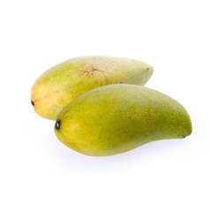 mangos or yellow mangos on a background new.