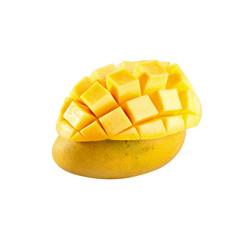 mangos or yellow mangos on a background new.