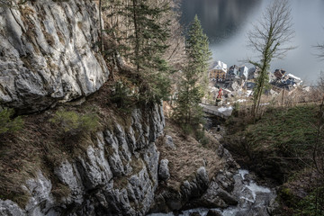 Huge mountains in austrian alps
