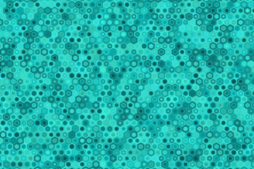 Technology illustration concept with blur effect. Abstract geometric background consisting of hexagonal figures.