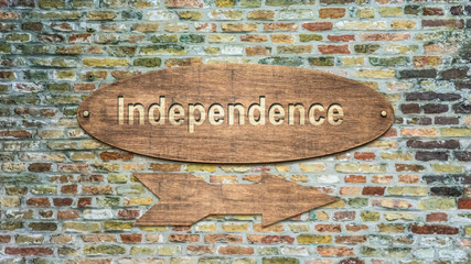 Street Sign to Independence