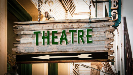 Street Sign to Theatre