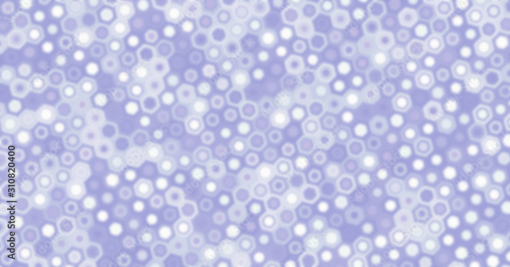 Poster technology illustration concept with blur effect. abstract geometric background consisting of hexago