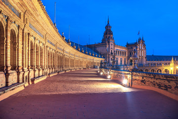 Plaza de Espana of Sevilla