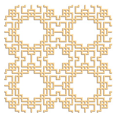 Laser cutting interior panel. Woodcut vector trellis design. Plywood lasercut square tile. Square seamless pattern for printing, engraving, paper cut. Stencil lattice ornament. Decal pattern.