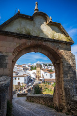 Fototapeta na wymiar townscape of Ronda