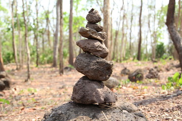 rough zen stones