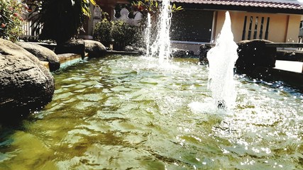 waterfall in the park
