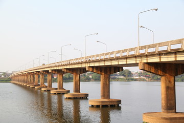 Concrete long bridge