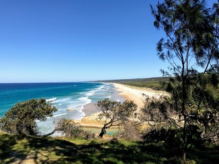 Fototapeta na wymiar tropical beach and sea in australia