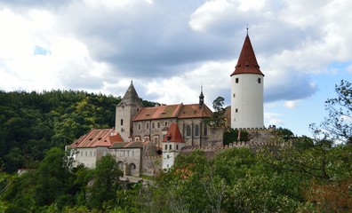 Fototapeta na wymiar Křivoklát castle in the Czech Republic