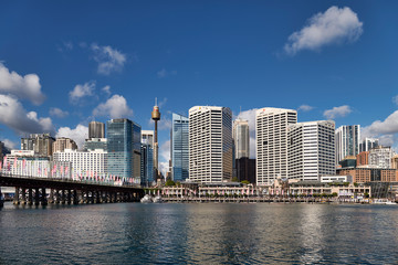 Fototapeta na wymiar Sydney Australia. Darling Harbour Convention Center