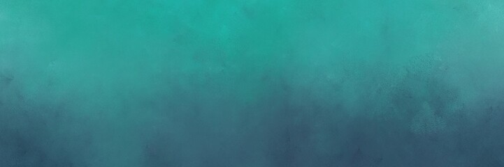 old color brushed vintage texture with teal blue, blue chill and dark slate gray colors. distressed old textured background with space for text or image. can be used as header or banner