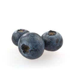 Fresh blueberry isolated on white background. closeup