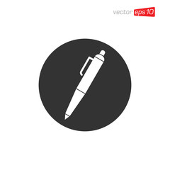 Pen Education Icon Design Vector